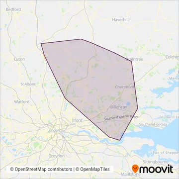 Central Connect coverage area map