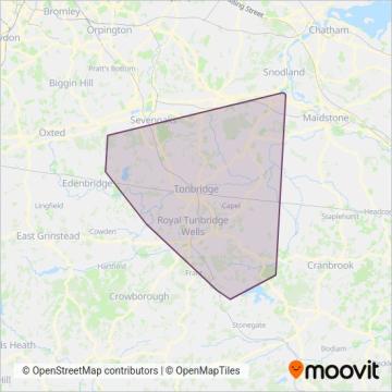 Autocar Bus & Coach Services coverage area map