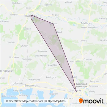 Harting Minibus CIC coverage area map