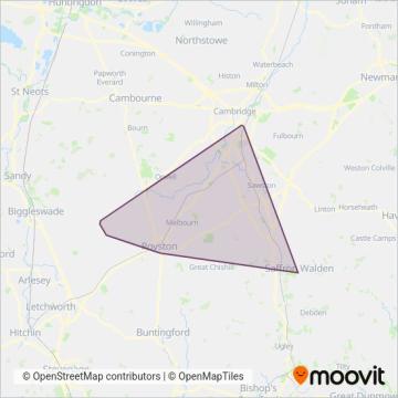 C G Myall & Son coverage area map