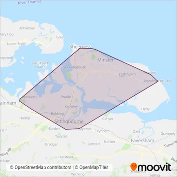 Travelmasters coverage area map