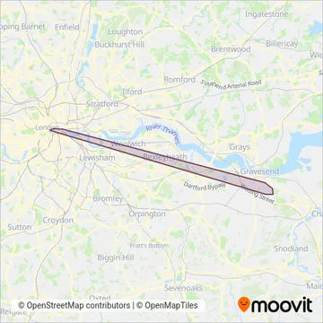 Redwing Coaches coverage area map