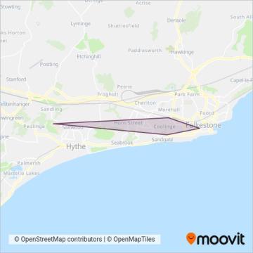 Crosskeys Coaches coverage area map