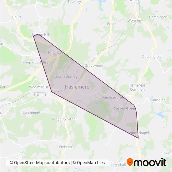 Waverley Hoppa Community Transport coverage area map