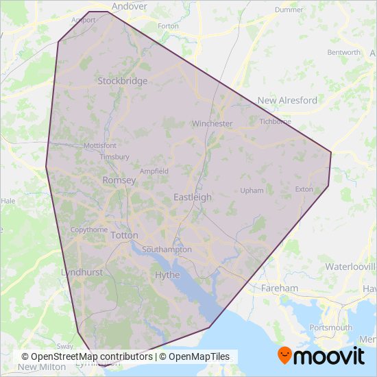 Bluestar coverage area map