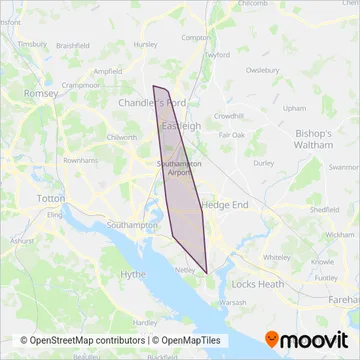 Xelabus coverage area map
