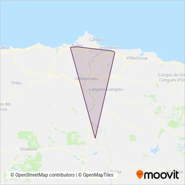 Ebrobus SLU coverage area map