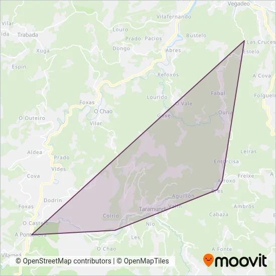Empresa Acebras Rico coverage area map