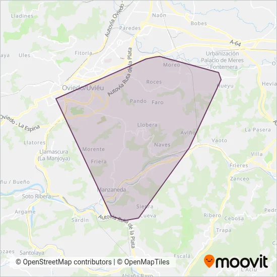 Rotratour coverage area map