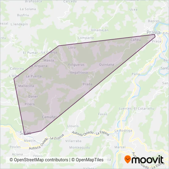 Autos Mallecina coverage area map