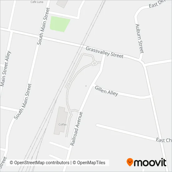 Capitol Corridor coverage area map