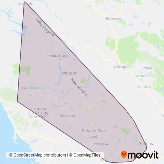 SCT coverage area map