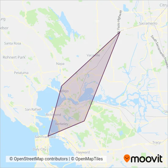 SolTrans coverage area map