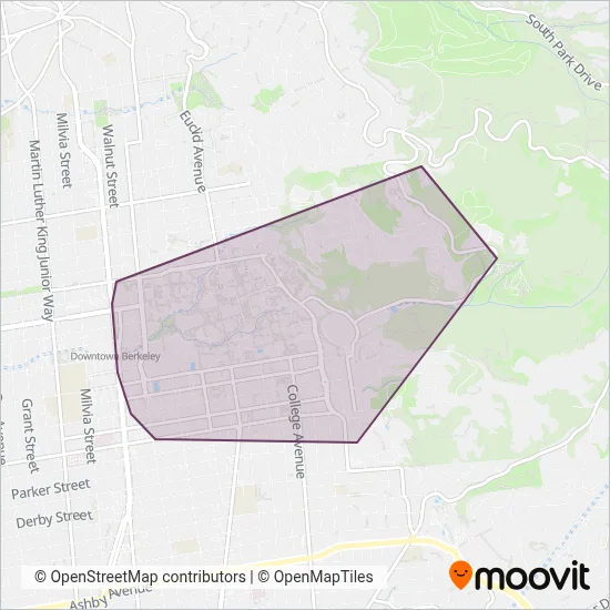 Bear Transit coverage area map