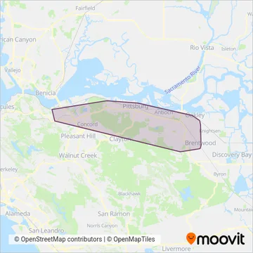 TDT coverage area map