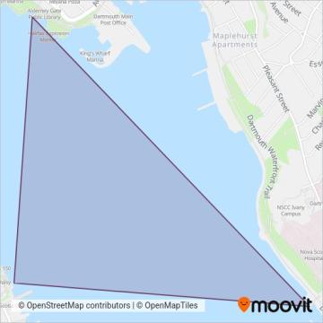 Halifax Transit (Ferry) coverage area map