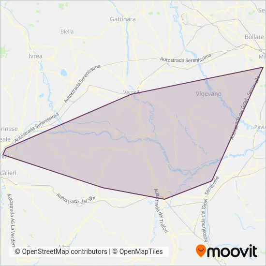 Area coperta dal servizio di S.t.a.c. - Societa' Trasporti Automobilistici Casalesi S.r.l.