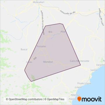 Grandabus coverage area map