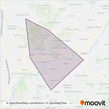 S.a.c. S.r.l. coverage area map