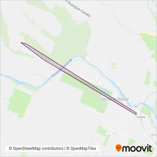Area coperta dal servizio di Gruppo Torinese Trasporti