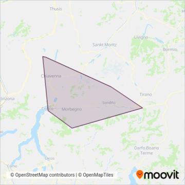 Area coperta dal servizio di STPS