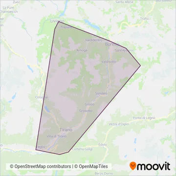 Perego coverage area map