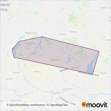 GNL coverage area map