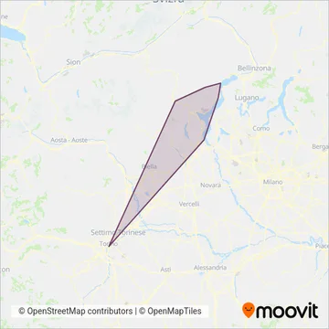 VCO Trasporti coverage area map