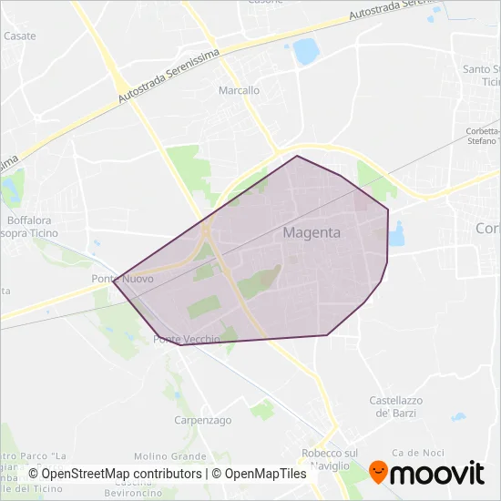 Area coperta dal servizio di ATS