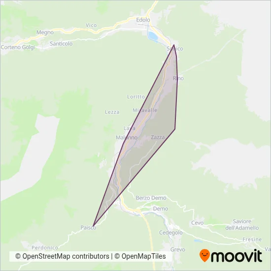 Area coperta dal servizio di Gelmi