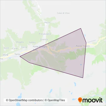 Consorzio Pontedilegno-Tonale coverage area map