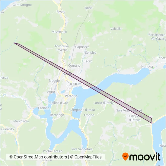 Area coperta dal servizio di ATM (Funivia)