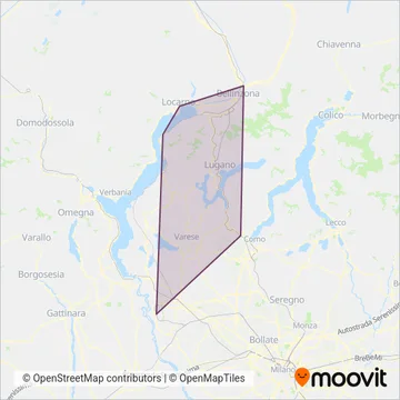 SBB (Bus) coverage area map