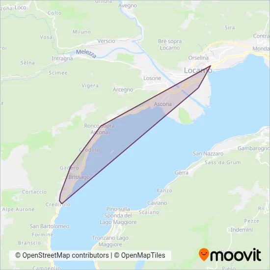 Area coperta dal servizio di Autolinee FART