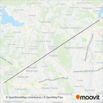 Area coperta dal servizio di Flibco