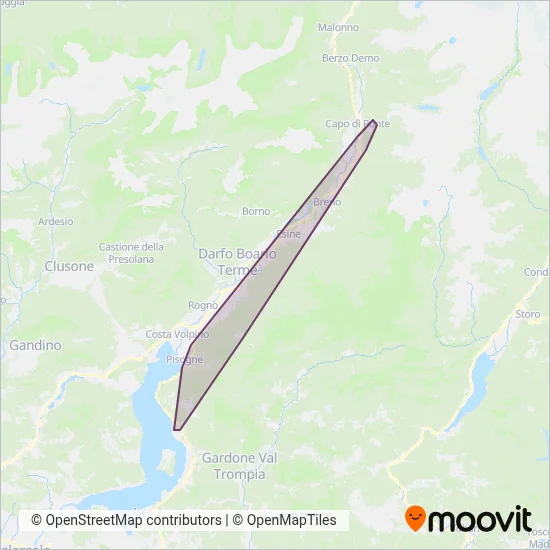Area coperta dal servizio di Bonomi