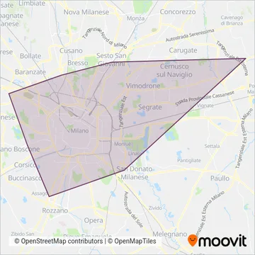 ATM (Subway) coverage area map