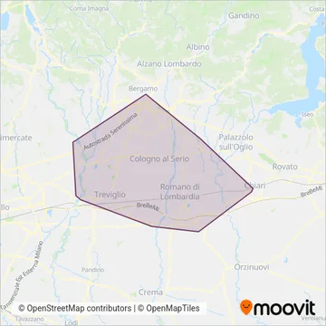 SAI coverage area map
