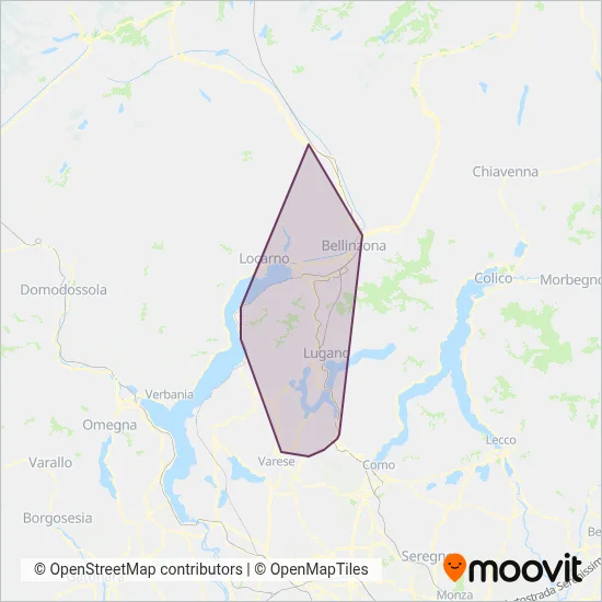 Area coperta dal servizio di TiLo