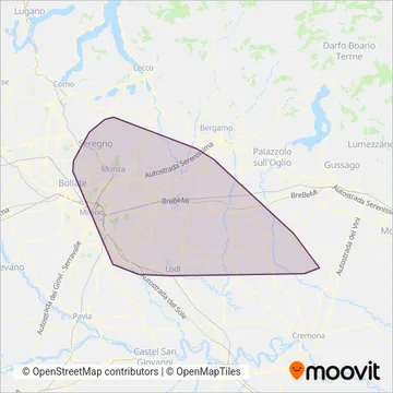 Autoguidovie coverage area map