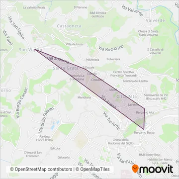 ATB (Funicular) coverage area map