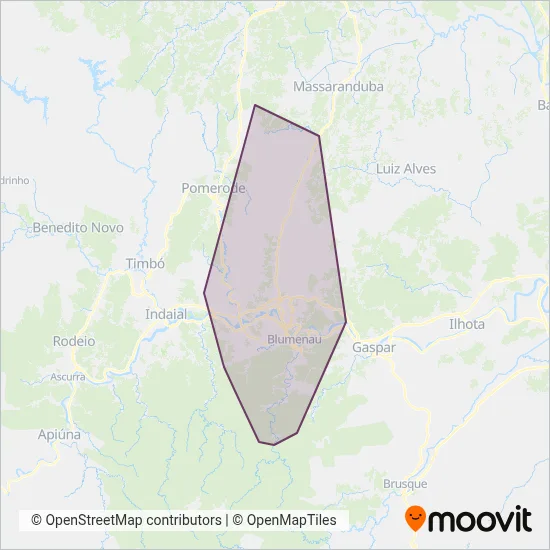 BluMob coverage area map