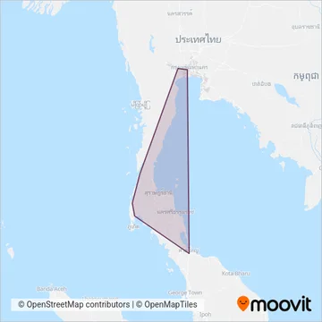 รถประจำทาง Transport Bus coverage area map