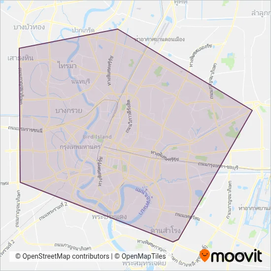 MRT coverage area map