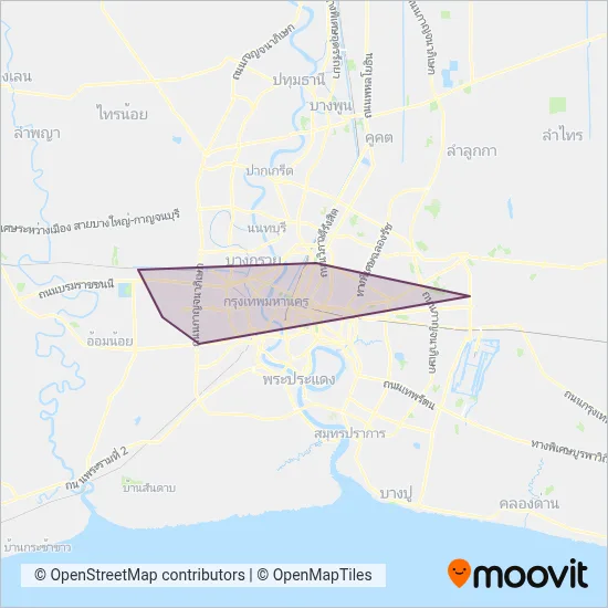 Canal Ferry (Bus) coverage area map