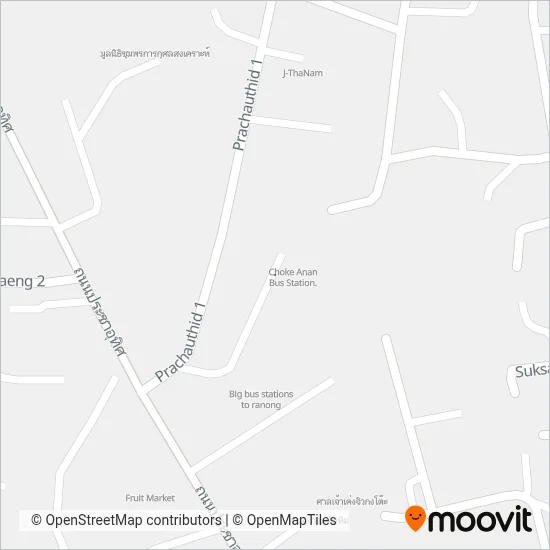 ชาญทัวร์;Chan Tour coverage area map