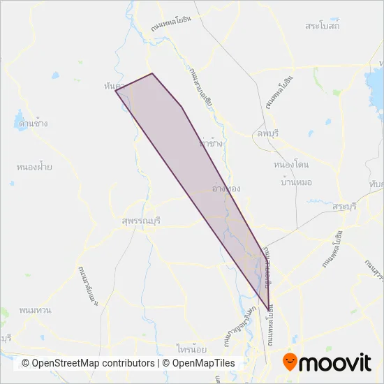 มณฑ์สิริแทรเวล;Montsiri Travel coverage area map