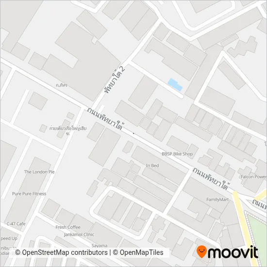 สหรัถ พัทยา;Saharat Pattaya coverage area map