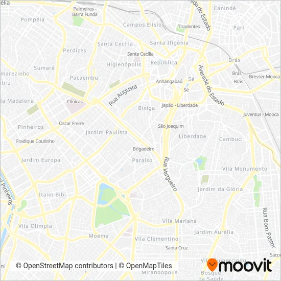 Viação LiraBus coverage area map