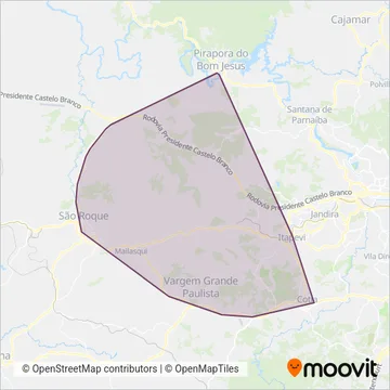 Danúbio Azul coverage area map